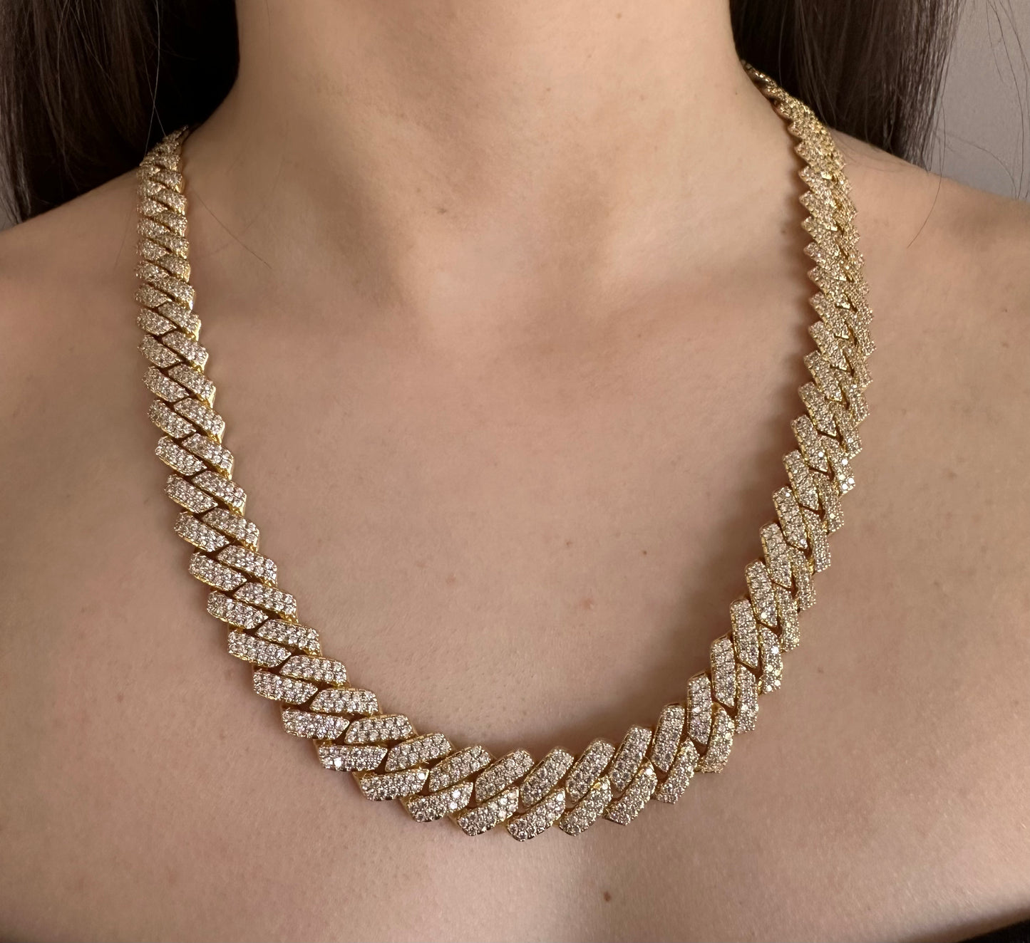 cuban chain for girls golden premium