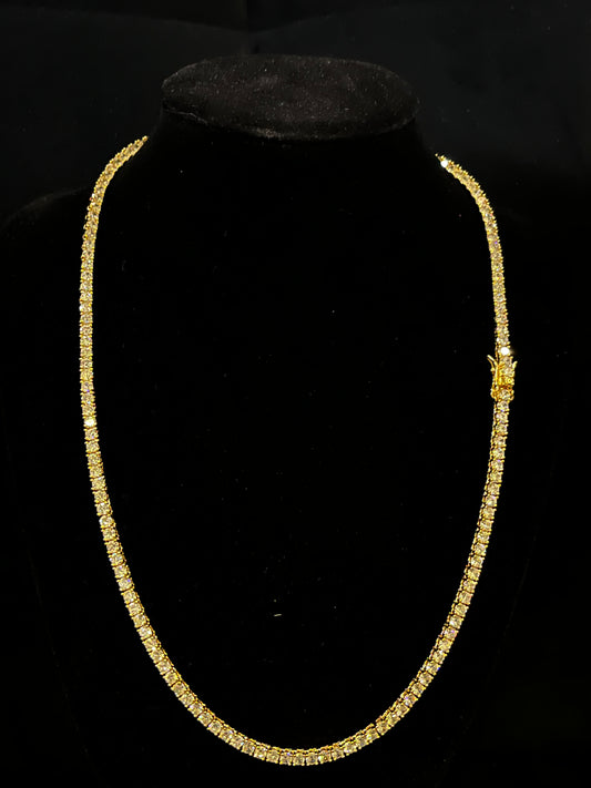 Tennis Chain Gold 3mm