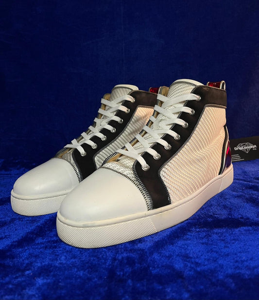 Christian Louboutin Men’s High Top Trainers 44 + FREE MYSTERY BOX