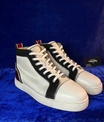 Christian Louboutin Men’s High Top Trainers 44 + FREE MYSTERY BOX