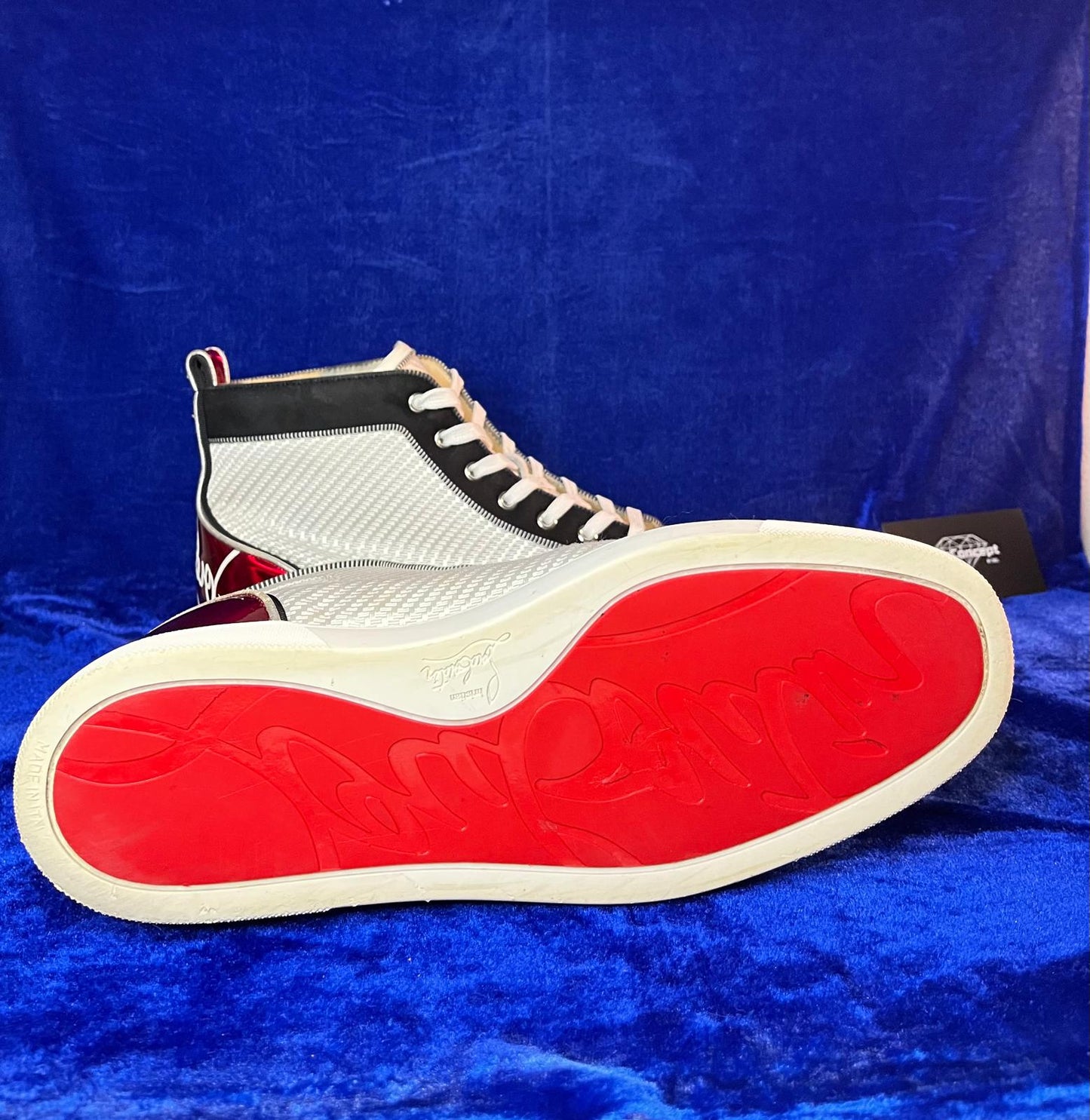 Christian Louboutin Men’s High Top Trainers 44 + FREE MYSTERY BOX